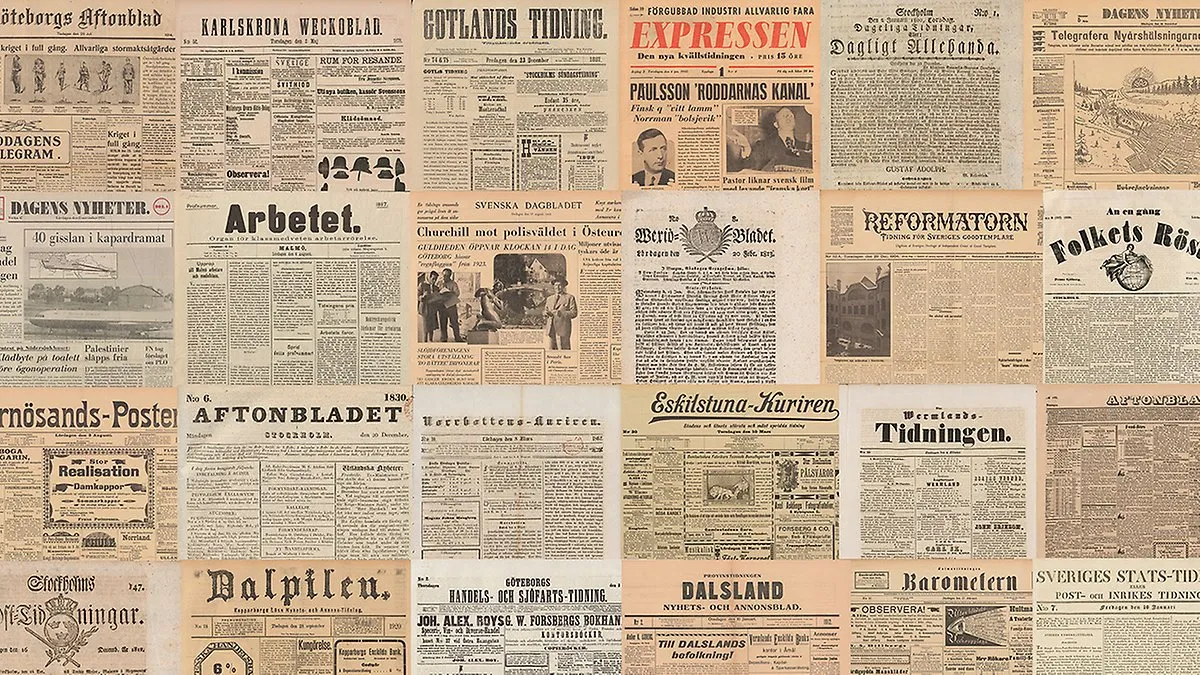 gamla tidningar på nätet